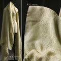 Retro Jacquard Hemp Gauze Fabric for DIY Skirts & Cardigans