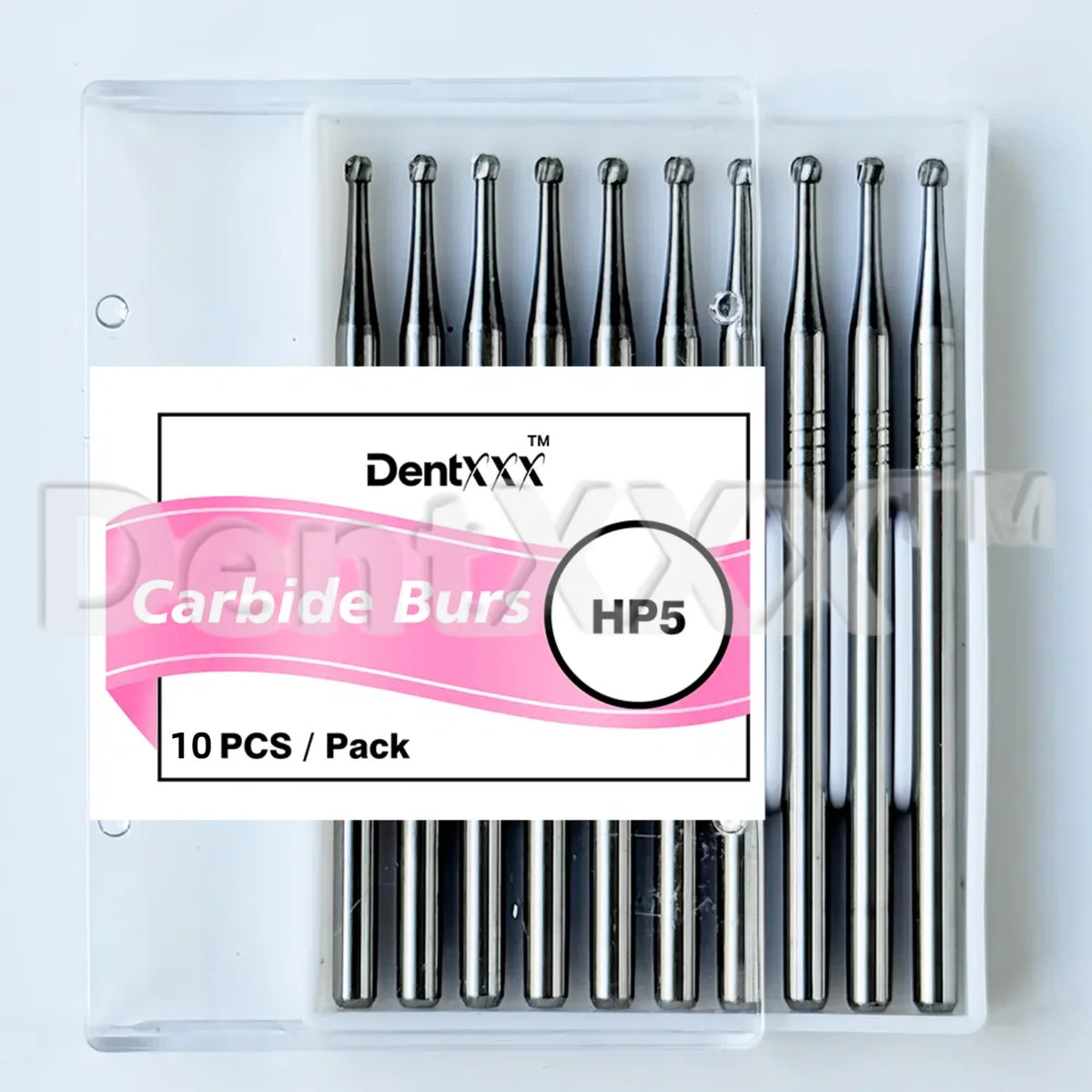 VIBE Tungsten Carbide Drill Bits Round & Fissure HP Shank 1/10Pc