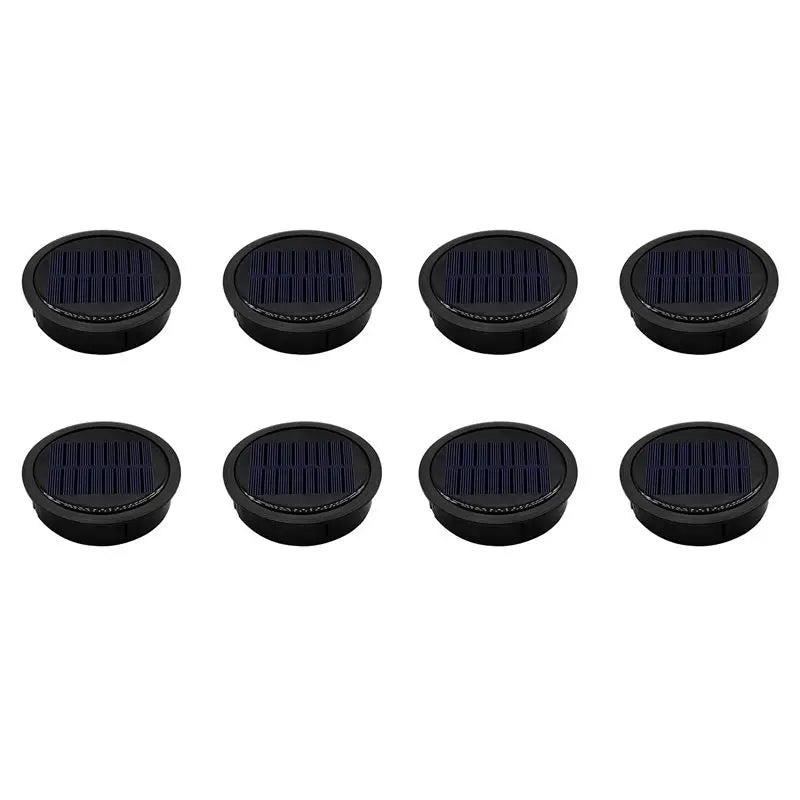 8-Pack Solar Light Replacement Tops for Outdoor Lanterns