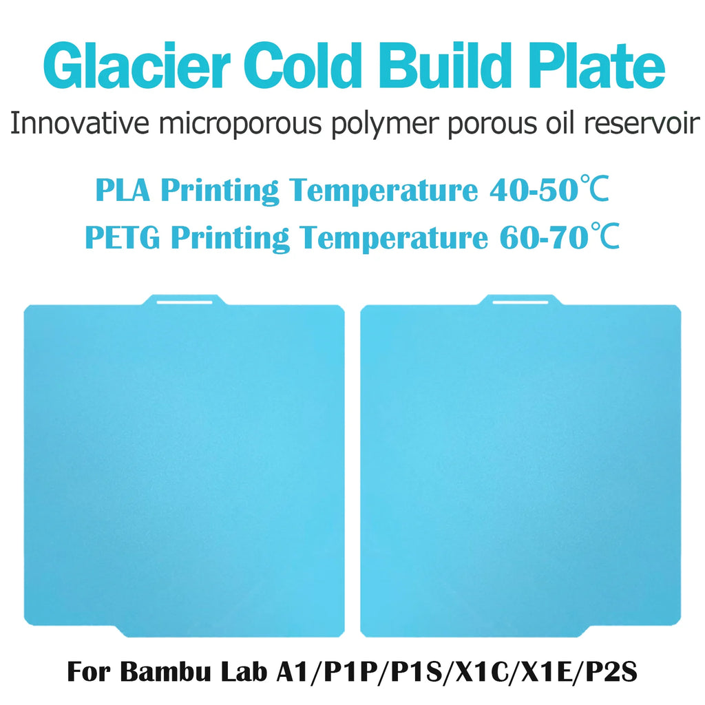 BEGRINT Cool Plate for Bambu Lab A1 P1S H2D Spring Steel