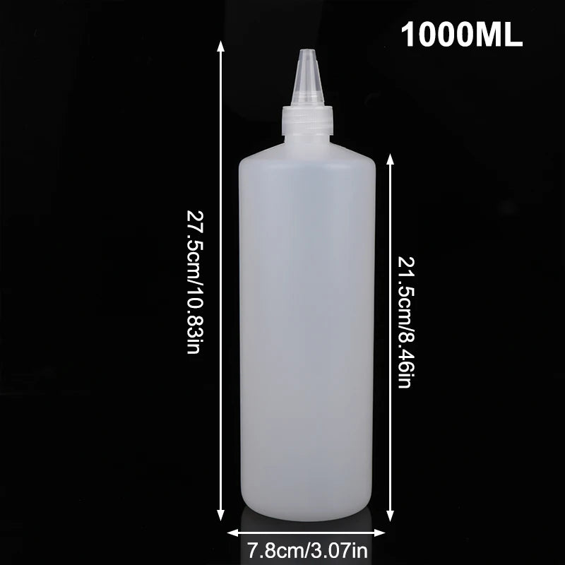 Plastic Squeeze Dropper Bottle with Screw Cap 10–1000ml