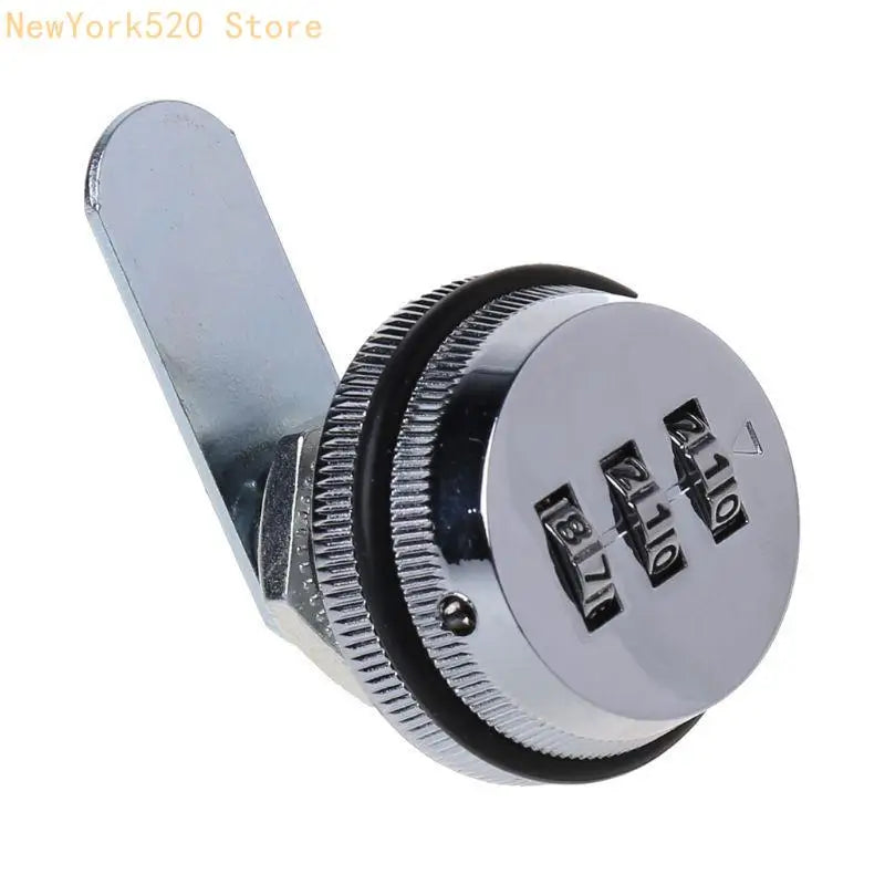 3-Digit Combination Cabinet Lock – Zinc Alloy Box Lock