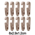 10-Pack Multifunctional Plastic Clips – Home Storage Hooks
