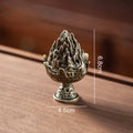 Vertical Mini Alloy Hollow Incense Burner – Tabletop Holder