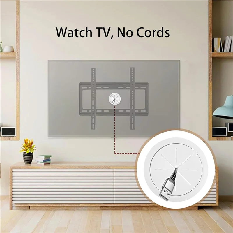 8-Pack TV Wall Wire Concealer Kit – 60mm Cable Management