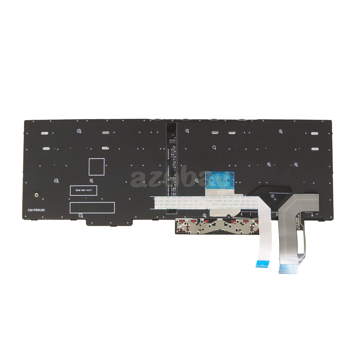 AZUBAY Backlit Keyboard Lenovo ThinkPad E585 E590 E595 Nordic