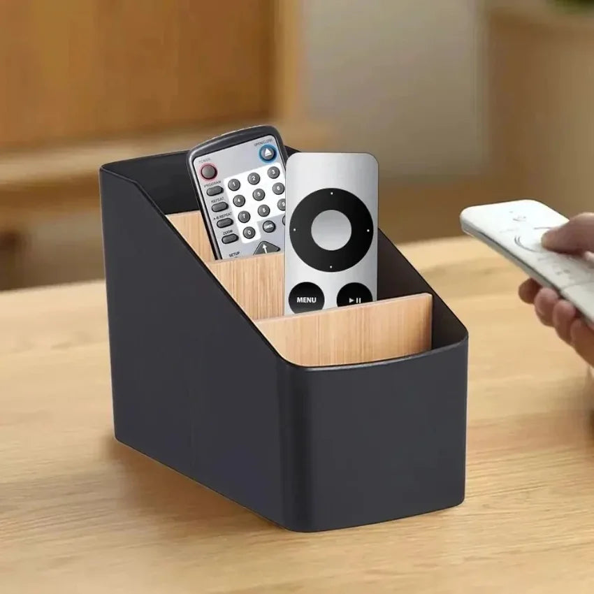Remote Control Organizer & Multipurpose Desktop Storage Box