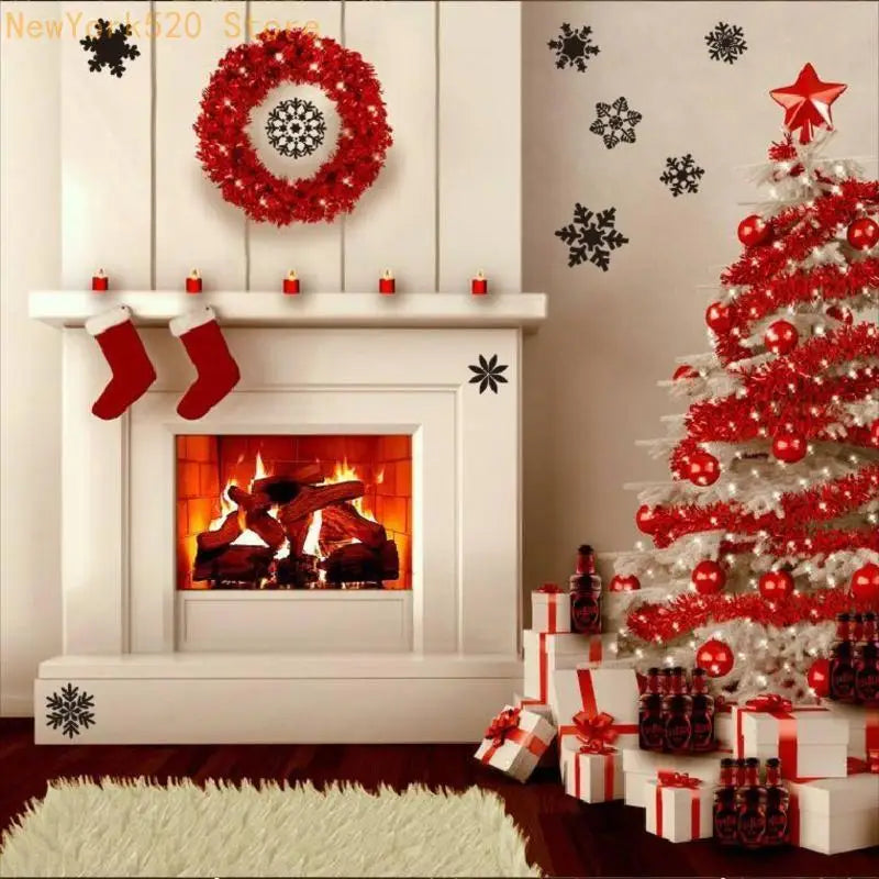 Christmas Snowflake Stencils Reusable PET Drawing Templates