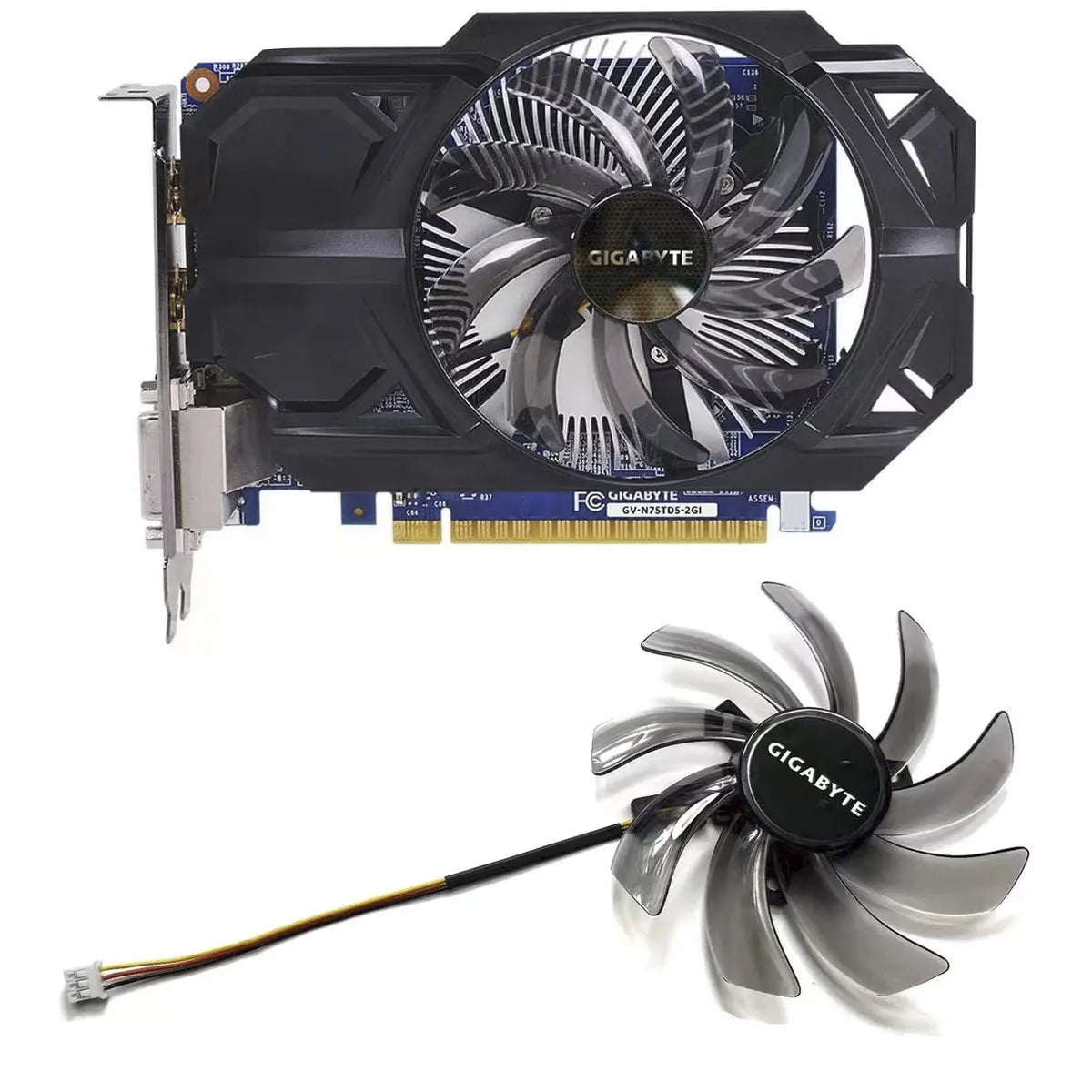 95MM 3-Pin GPU Cooling Fan for GIGABYTE GTX 750 750Ti