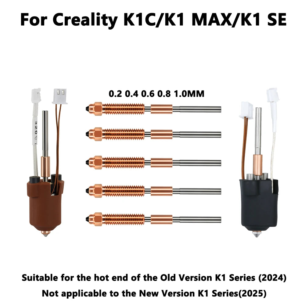 Creality K1C K1 Max Ceramic Hotend Kit – Quick-Swap Nozzle