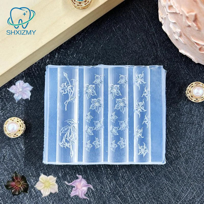 Lace Bowknot Silicone Nail Art Mold | French Manicure Stencil