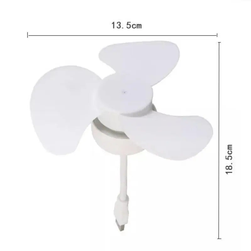 Mini USB Flexible Fan – 360° Bendable Portable Desk Fan