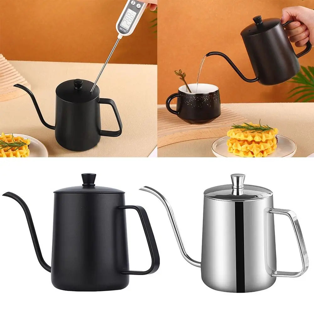 304 Stainless Steel Pour Over Coffee Kettle – Narrow Spout