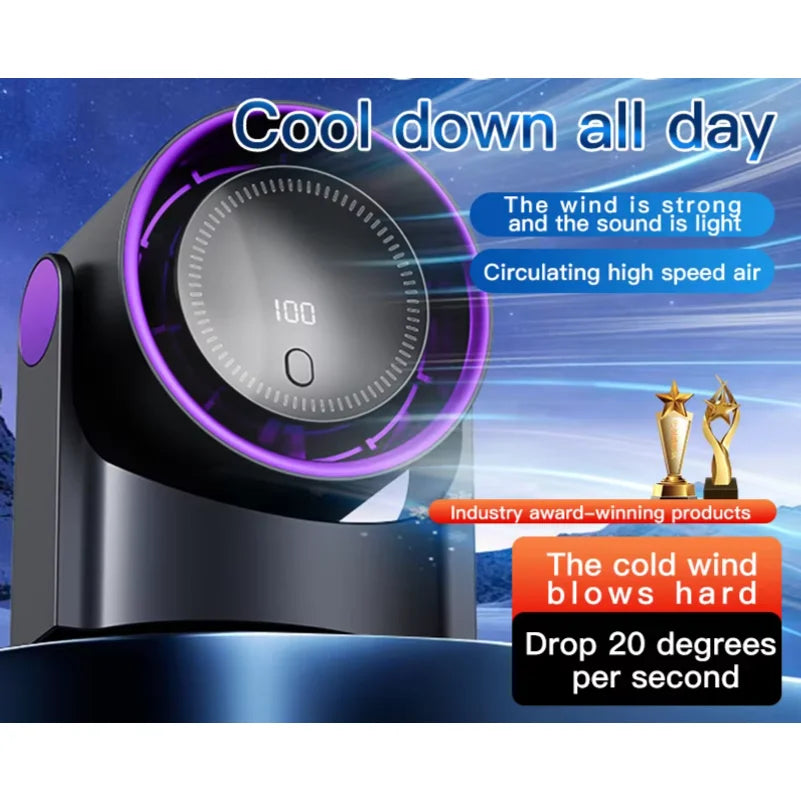 Wireless Portable Air Circulator Fan – Desktop Wall Ceiling