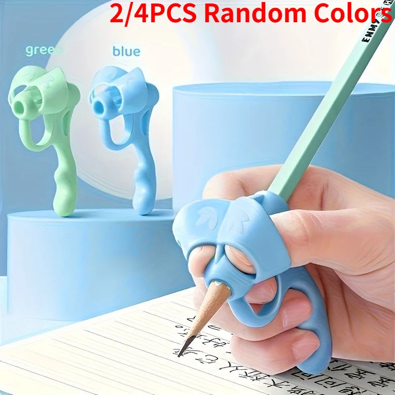 Soft Gel Pencil Grip Correctors for Handwriting – 2/4 Pcs
