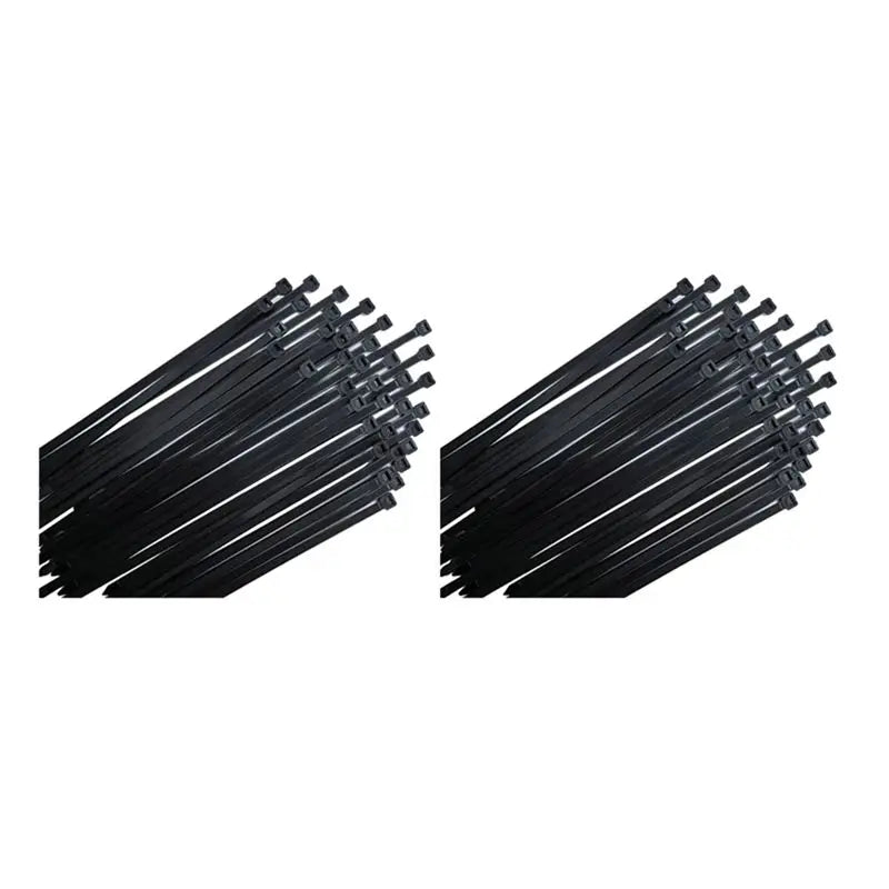 Black UV Resistant Nylon Cable Ties 300mm x 7.6mm 200 Pack