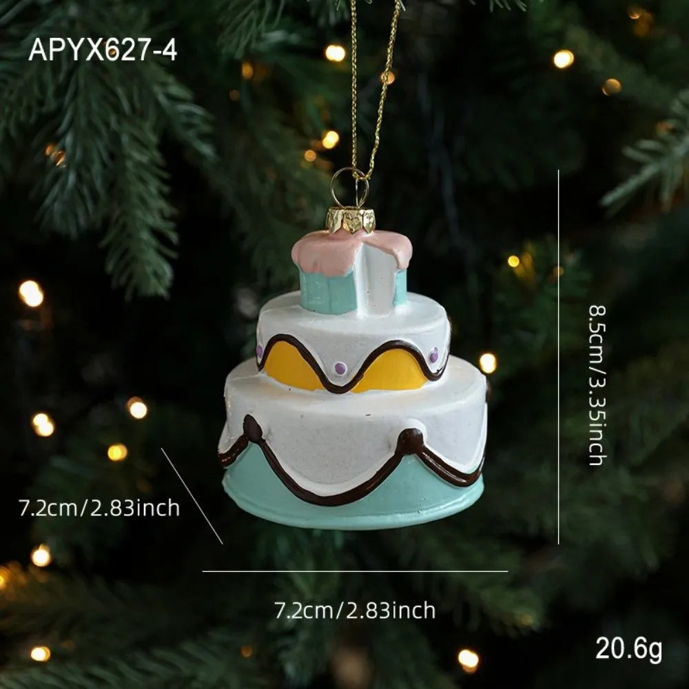 Macaron Christmas Tree Ornaments – DIY Plastic Hanging Pendants