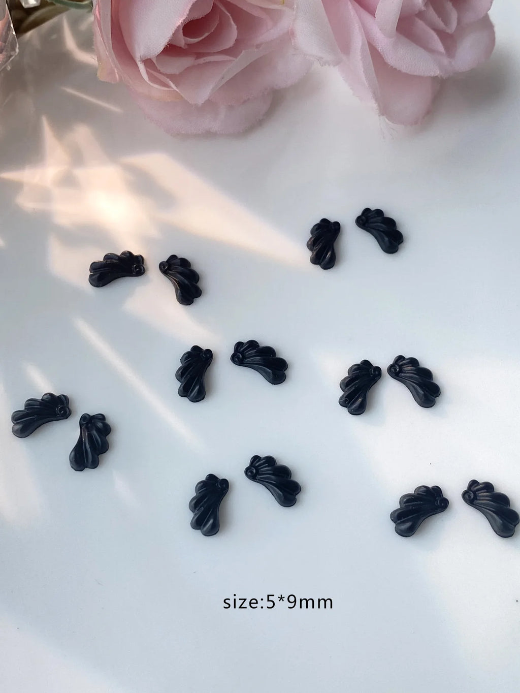 30Pcs 3D Acrylic Angel Wing Nail Charms – Kawaii DIY Nail Art