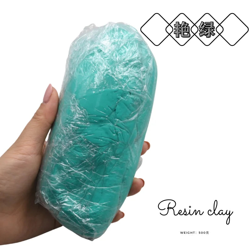 VIBE 500g Crystal Resin Clay – No-Bake DIY Floral Art