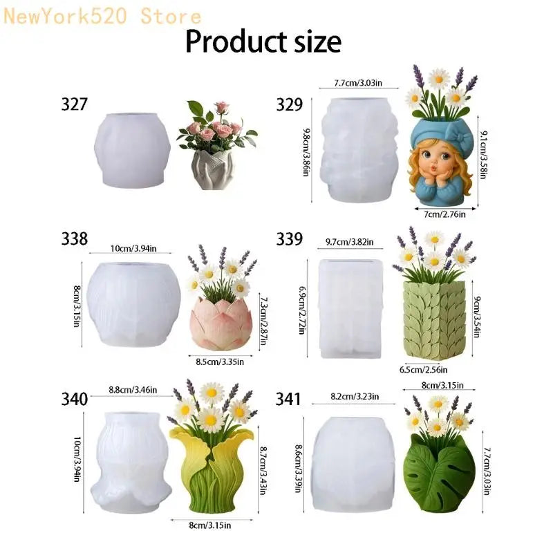 Silicone Vase Casting Mould for Candle & Resin Projects
