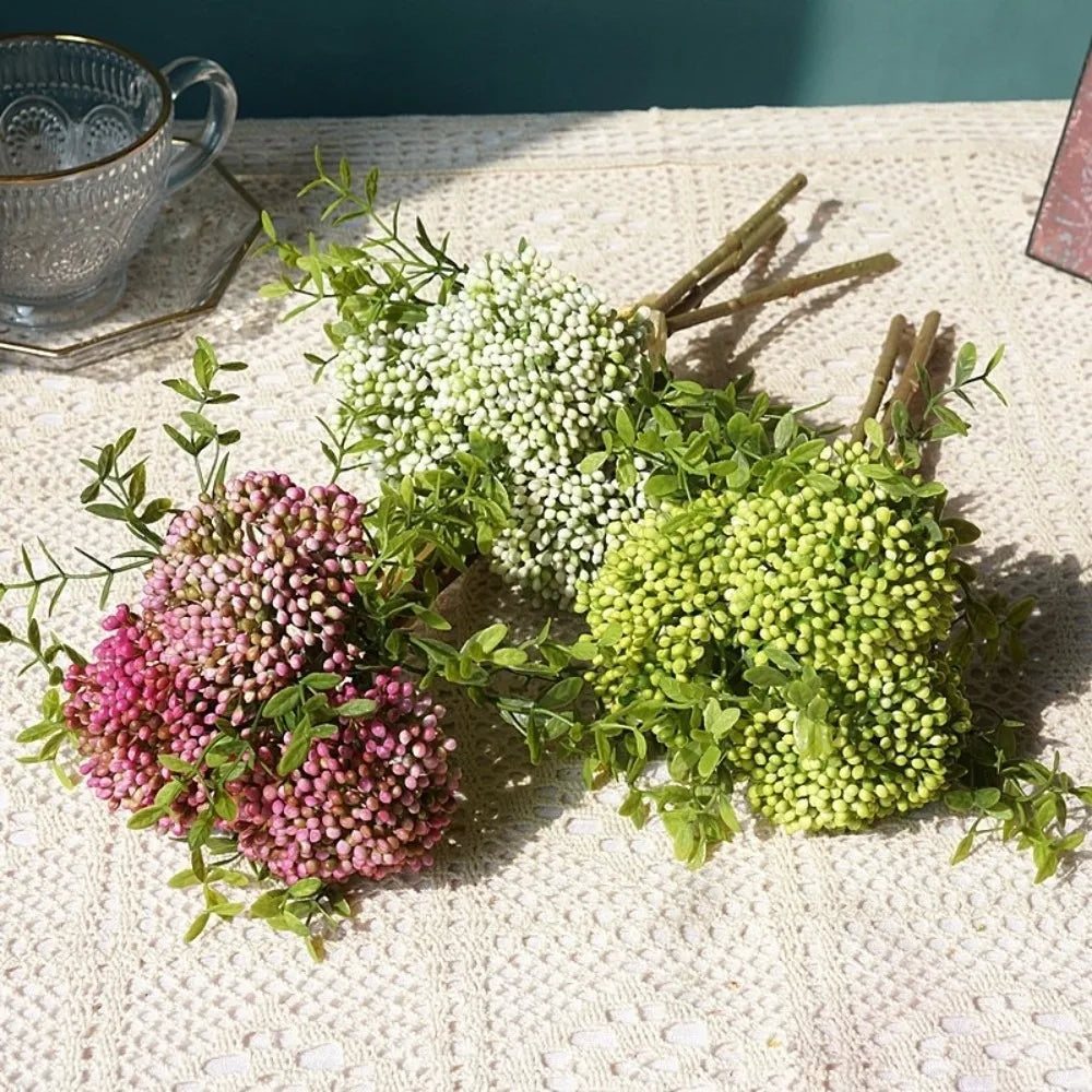 3-Pack Clove Artificial Flower Stems – Home & Wedding Décor