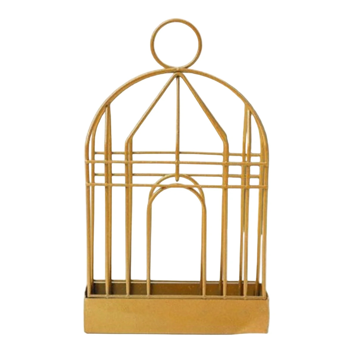 Vintage Wrought Iron Mosquito Coil Holder – Birdcage Design