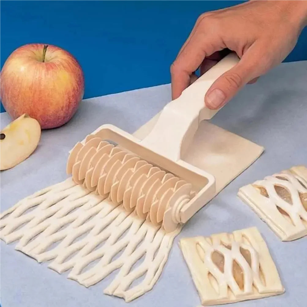 Embossing Dough Roller Lattice Cutter – 3 Sizes | Baking Tool