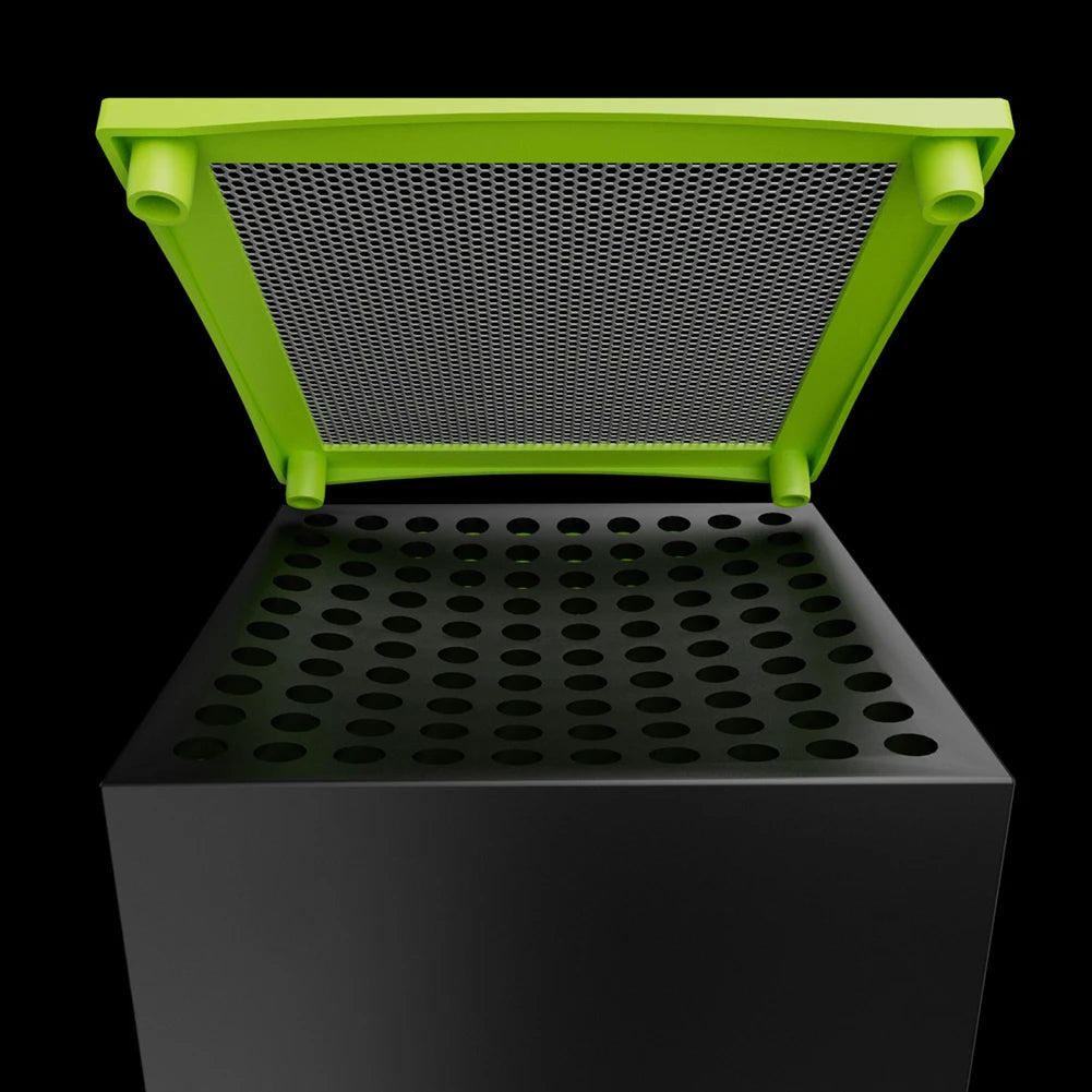 Xbox Series X Dust Filter Cover with 4 Silicone Plugs – PVC
