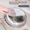Metal Wire Dish Scrubber Pad – Wet & Dry Kitchen Cleaning Cloth
