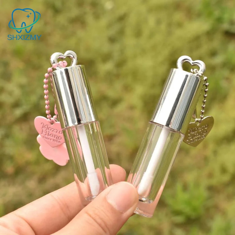 Frosted Refillable Lipstick Tube – 3D Floral DIY Lip Balm Container