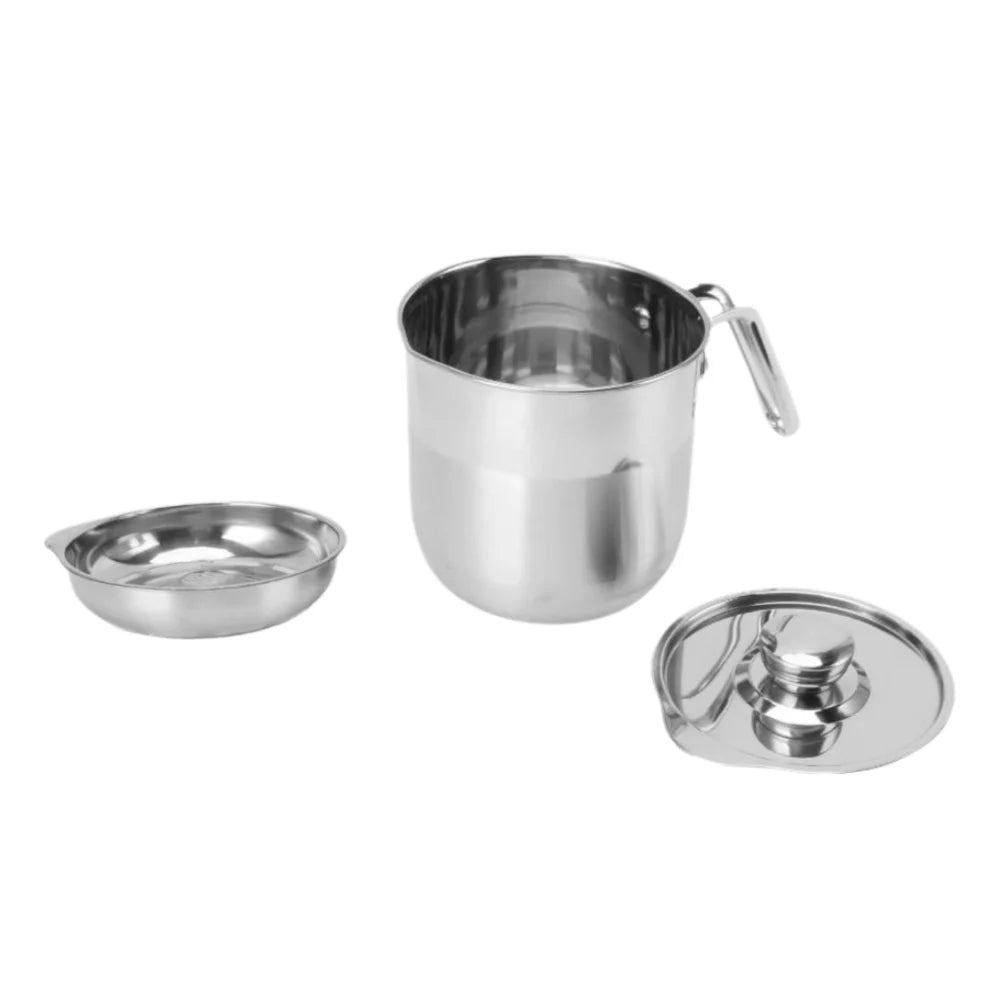 304 Stainless Steel Egg Separator Bucket with Lid – Large