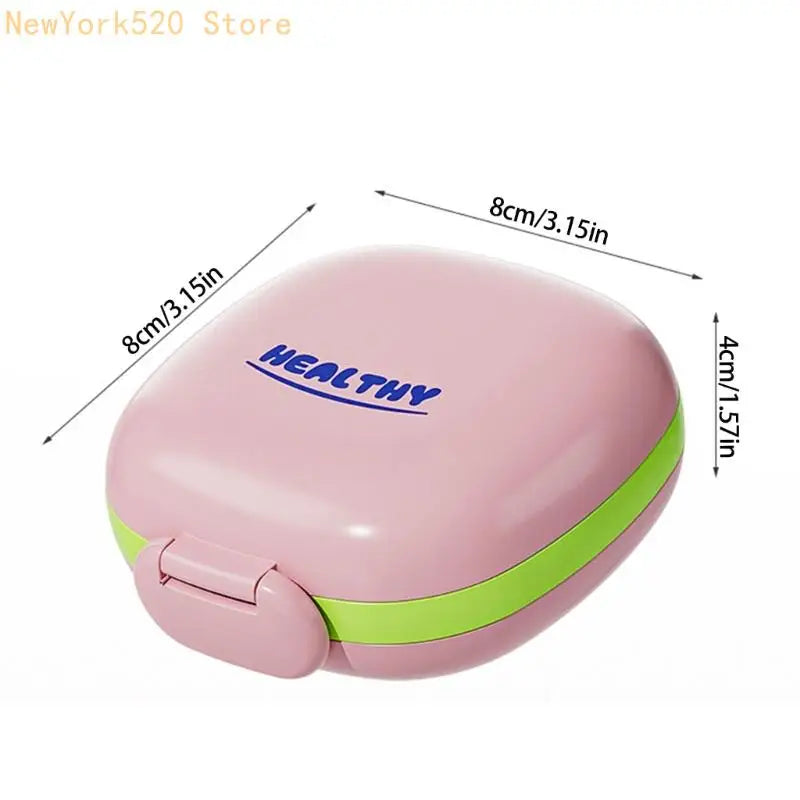 7-Compartment Weekly Pill Organizer – Dustproof Portable Box