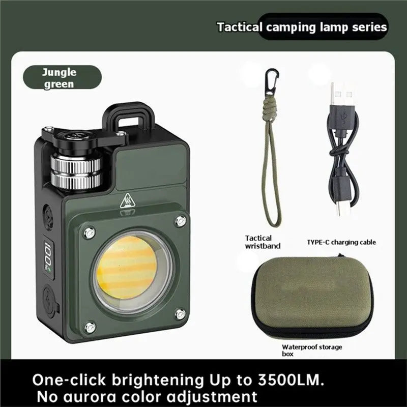 VIBE 3500LM LED Camping Lantern – USB-C Rechargeable Power Bank