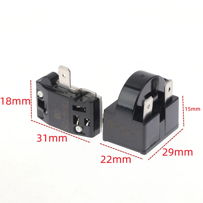 PTC Starter Relay & Overload Protector for Refrigerator Compressor
