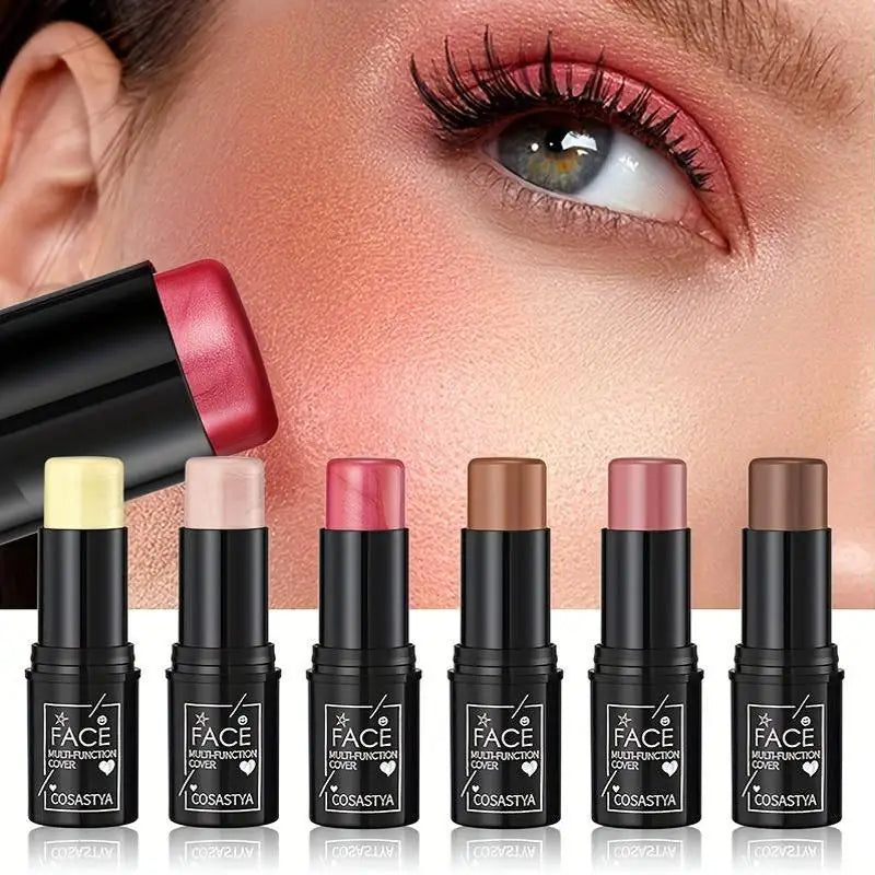 3-in-1 Waterproof Makeup Stick – Blush, Eye Shadow & Highlighter