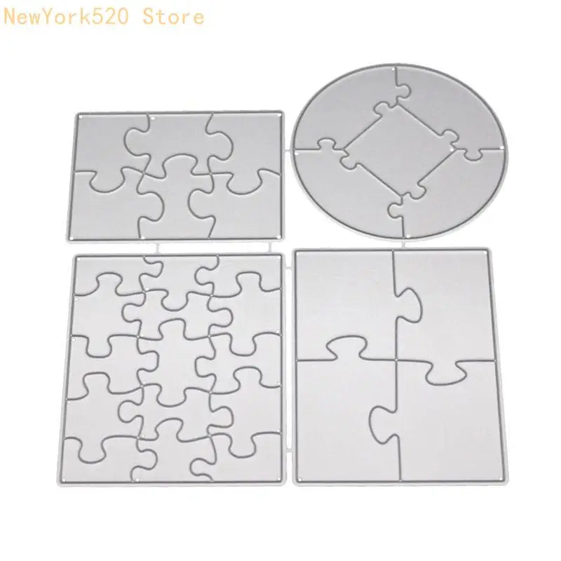 Puzzle Metal Cutting Die Stencil for Scrapbooking & Cards