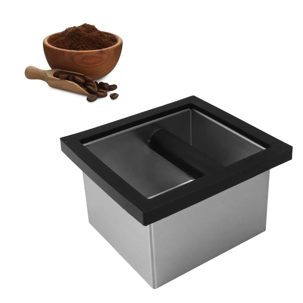 VIBE Stainless Steel Counter-Mounted Coffee Knock Box