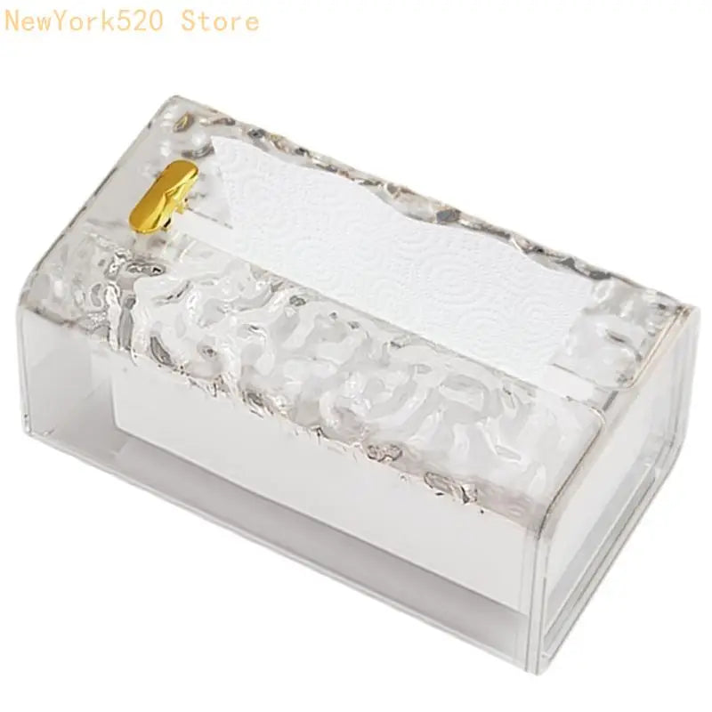 Wall-Mounted Plastic Tissue Box Cover & Cellphone Holder