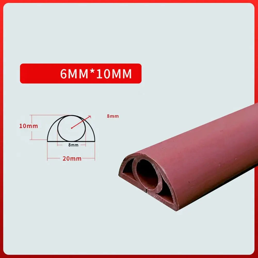 Floor Cord Cover PVC Cable Protector & Wire Hider