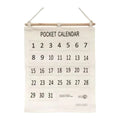 31-Pocket Calendar Pocket Chart Wall Hanging Organizer – Black