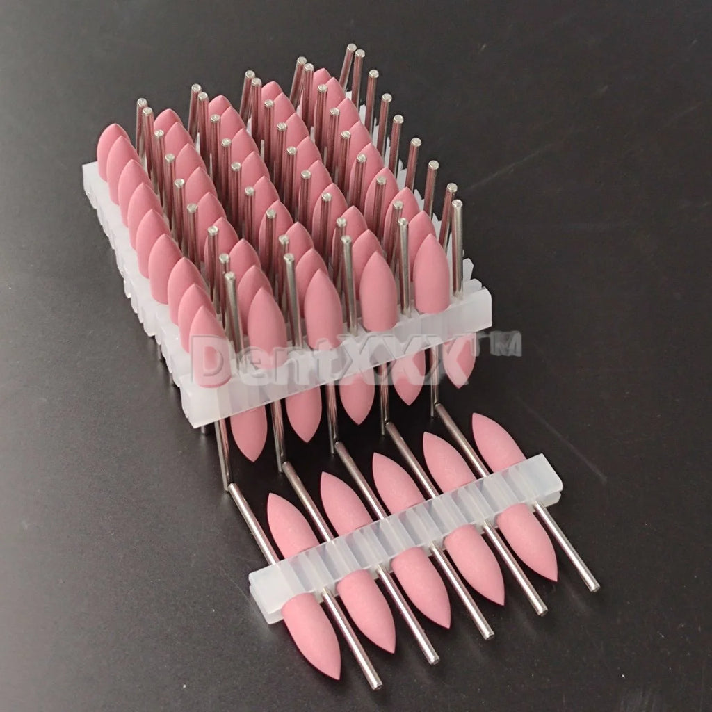 Cone Silicone Nail Polishers 7 Grits Set – 10/50/100 Pcs