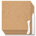 4-Pack Heat Resistant Stained Glass Work Surface 12x12"