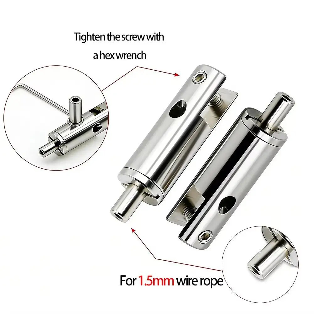 1.5mm Stainless Steel Wire Rope Suspension Kit – Adjustable Hook