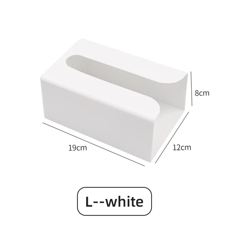 Wall-Mounted Punch-Free Tissue Box & Wet Wipes Dispenser