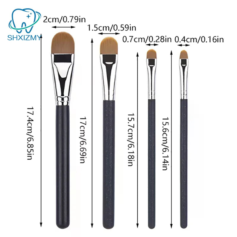 Ultra-Thin Flat Round Foundation & Concealer Makeup Brush