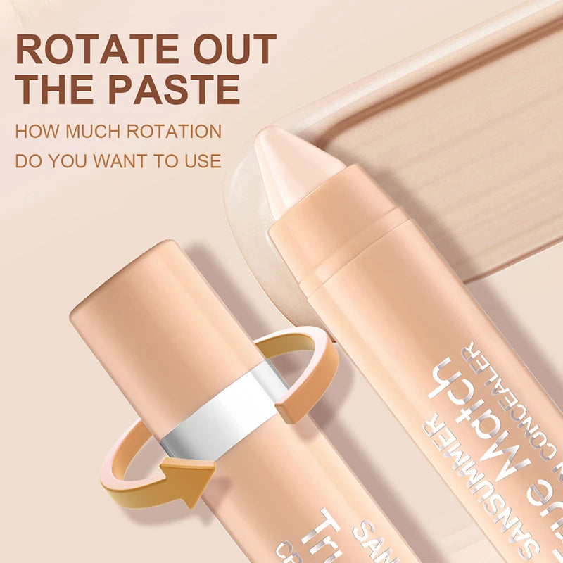 SANSUMMER Crayon Concealer – Waterproof Moisturizing Eye Concealer