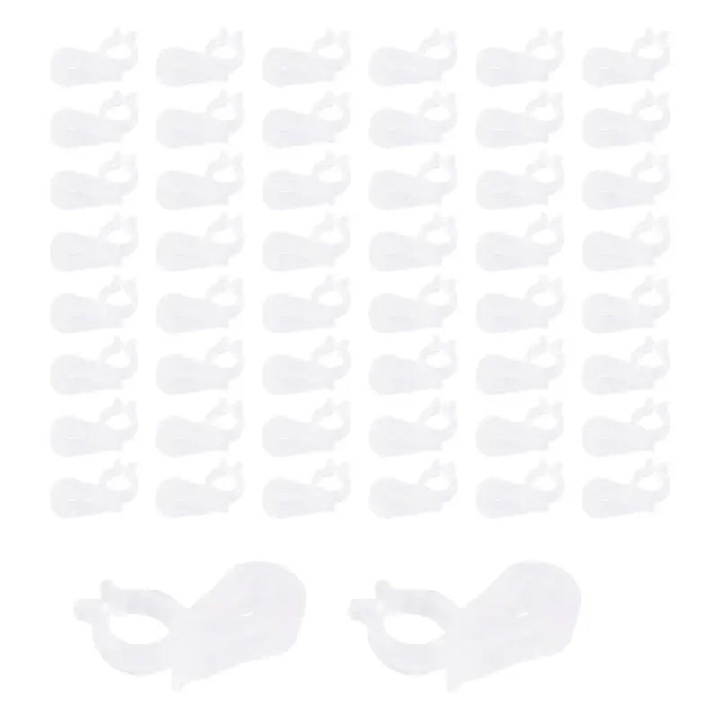 200-Pack Christmas Light Gutter Clips for Outdoor String Lights