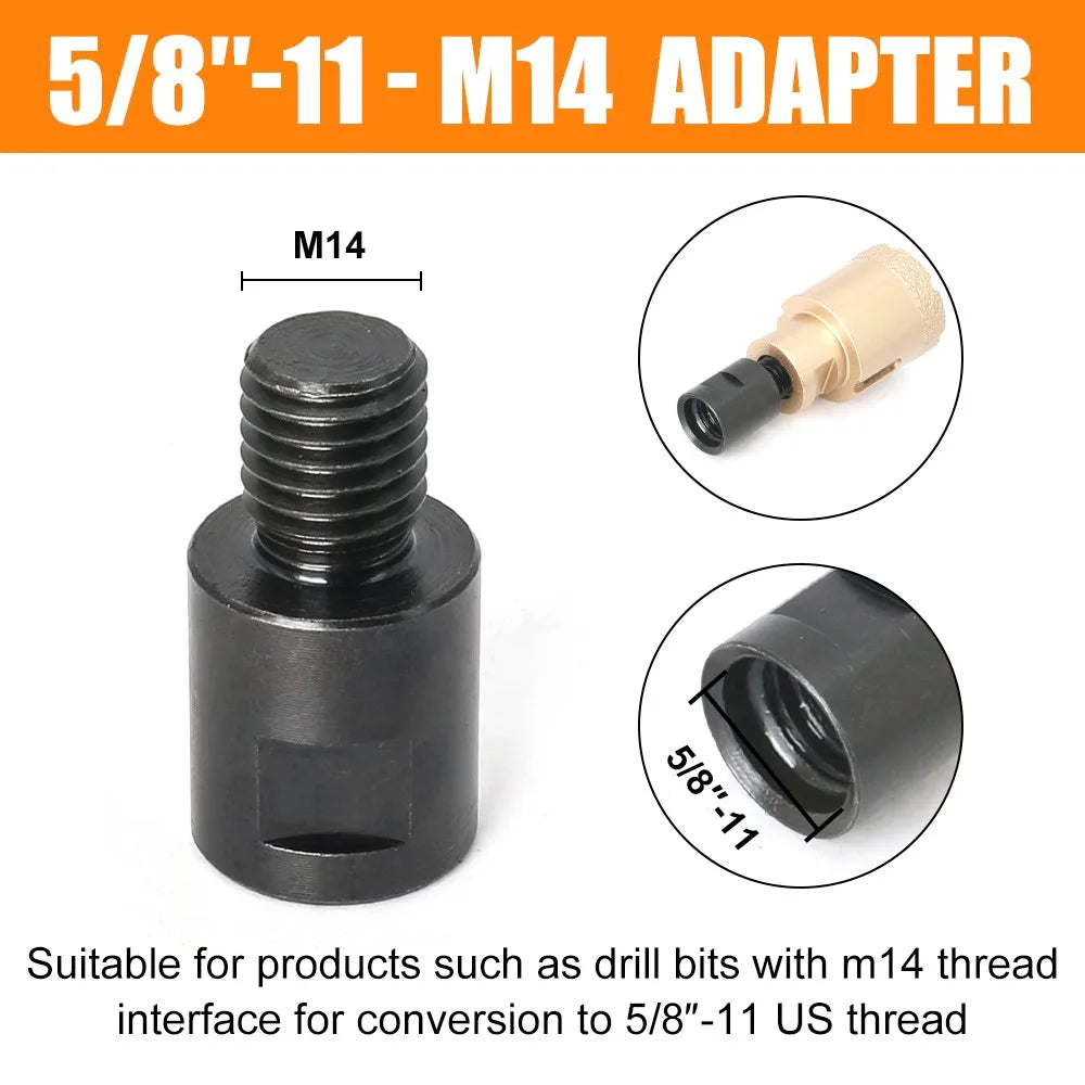 Angle Grinder Adapter M10 M14 5/8-11 Thread Converter