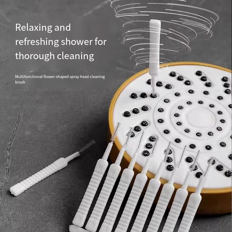 Shower Head Cleaning Brush & Unclogger Needle Set