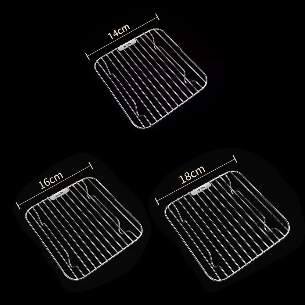 304 Stainless Steel Cooking Rack – BBQ Steamer & Cooling Grid
